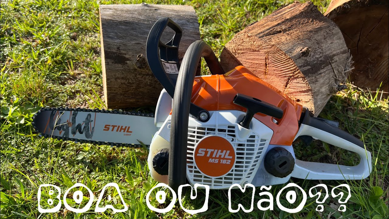 Comprei uma motosserra nova !! STIHL ms 162 teste no dia a dia