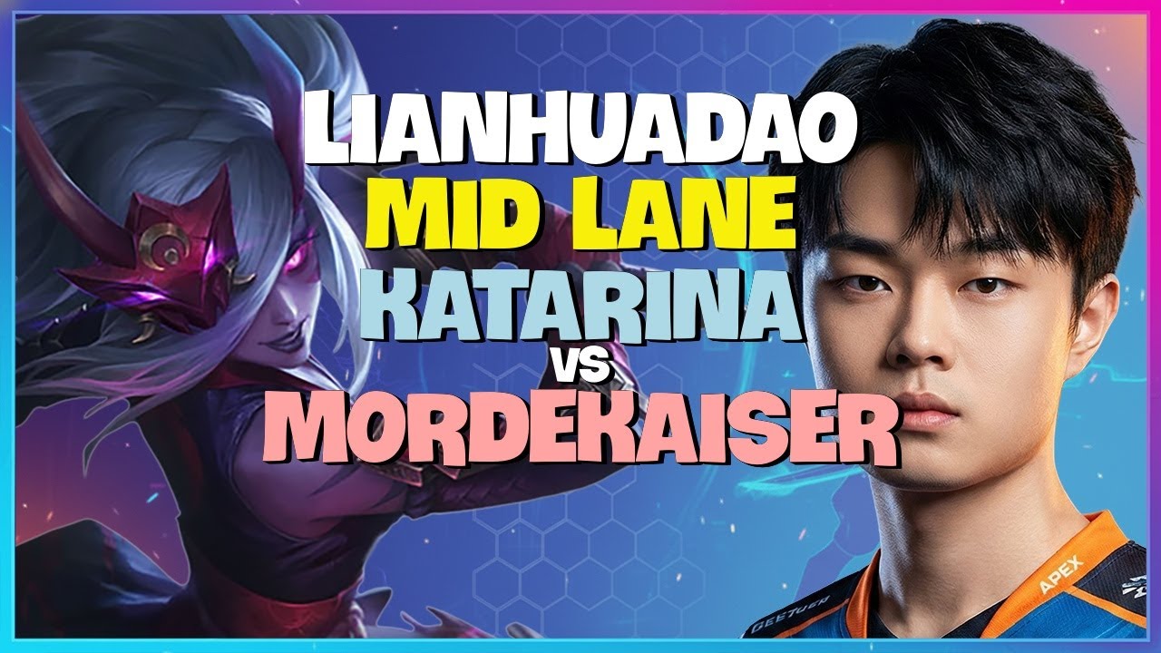 Rank 1 Chinese Super Server LianHuaDao Unstoppable Katarina Mechanics Grandmaster Engsub