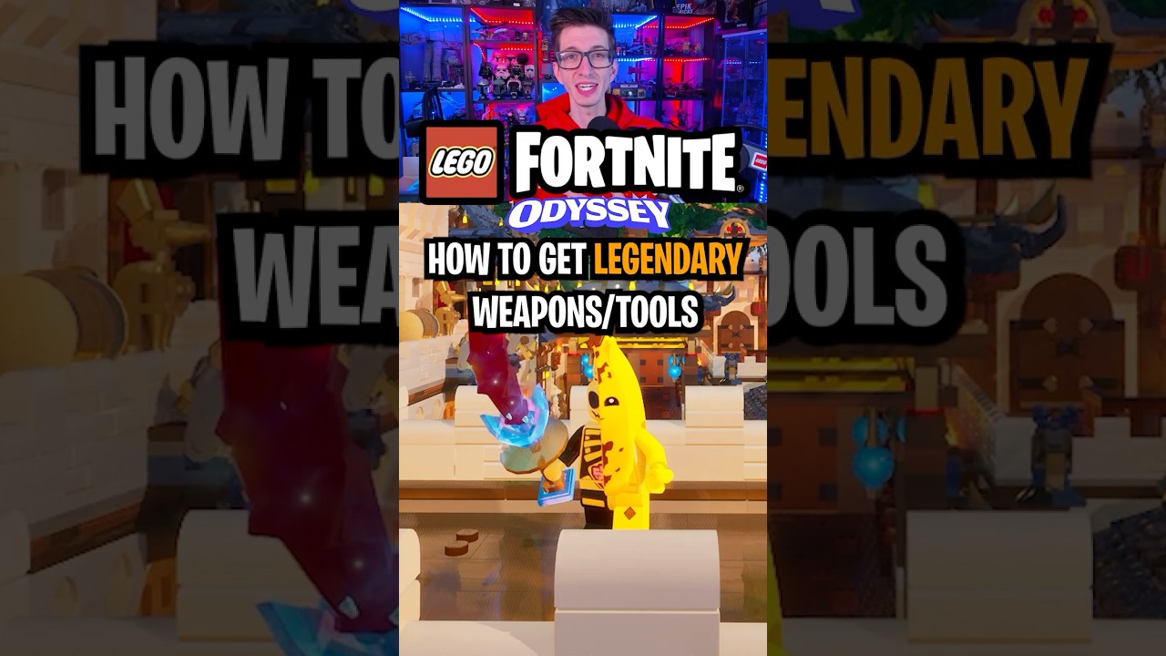 How to Get LEGENDARY Weapons/Tools in LEGO Fortnite Odyssey! #legofortnite