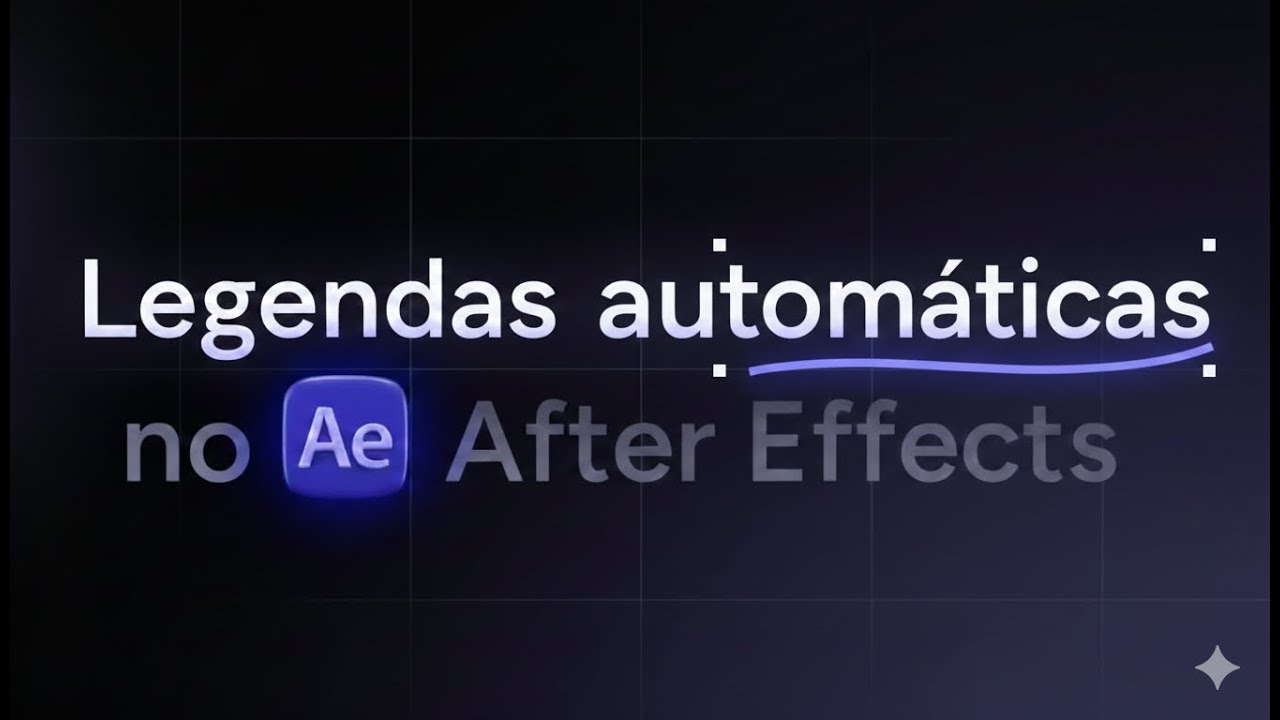 Legenda automática no After Effects
