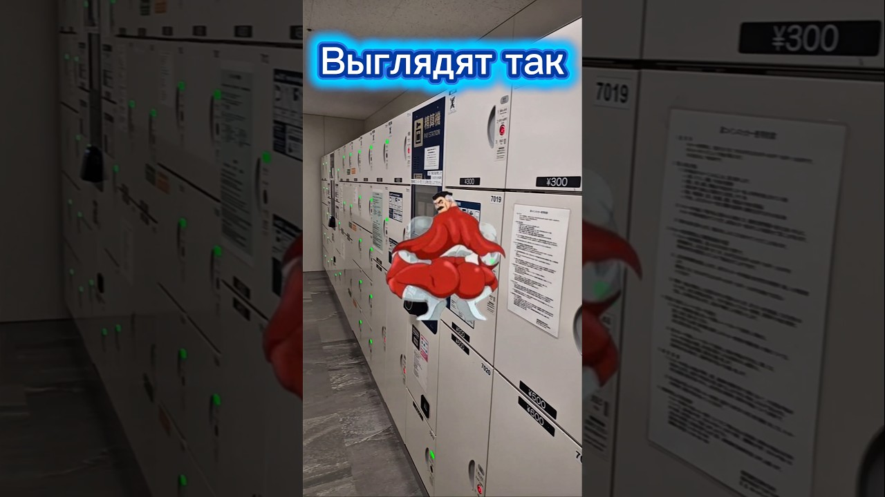 Камеры хранения в Японии -How to use lockers in japanese airports/stations