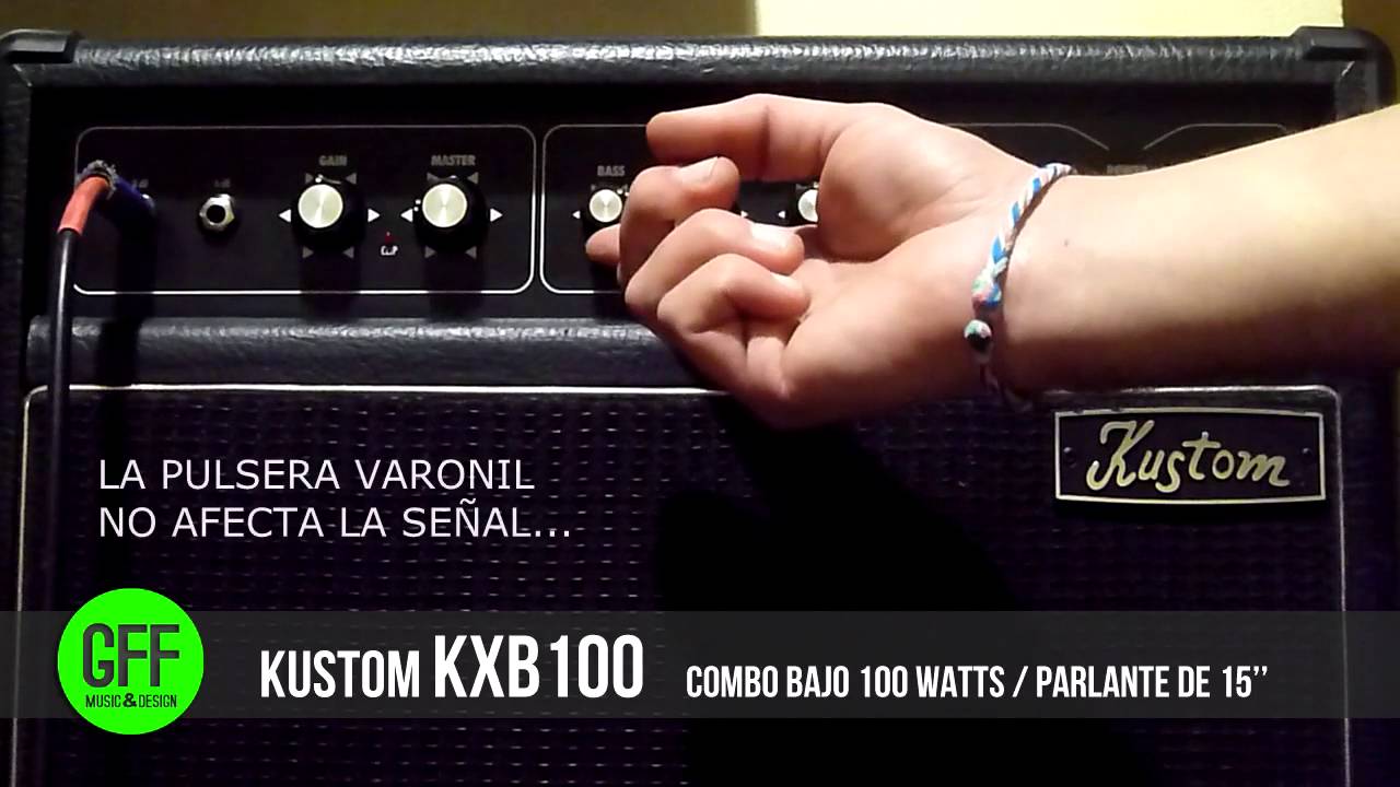 GFF Music - Testeo KUSTOM KXB100 - Combo de bajo 100 watts / 15''