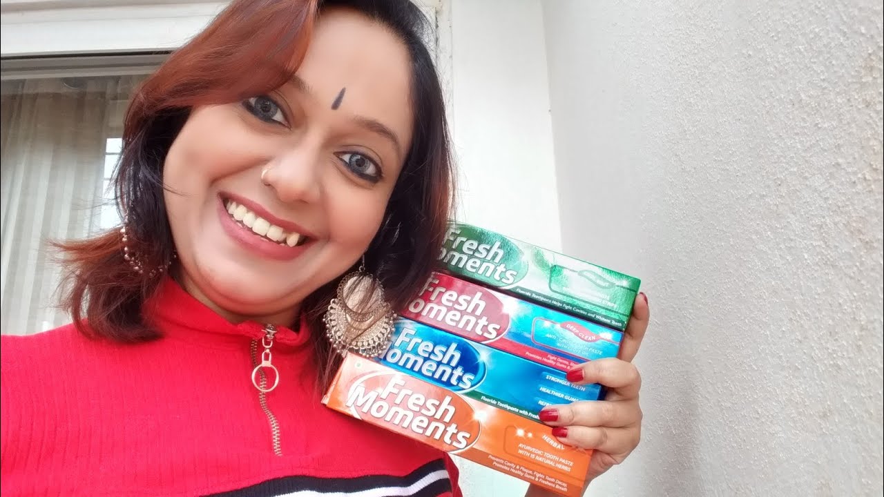 MODICARE FRESH MOMENTS TOOTHPASTE. ALL 4. HONEST REVIEW IN DETAIL.