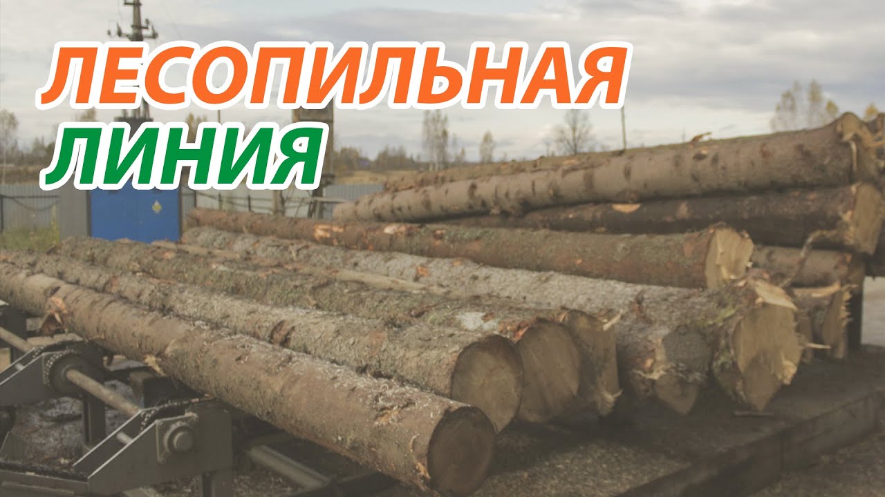 Простая лесопильная линия Триумф