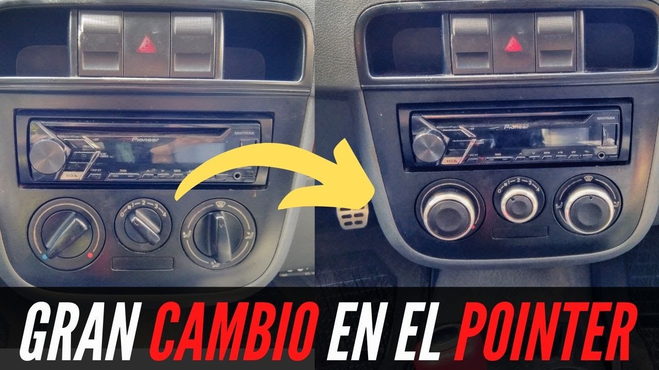 COMO INSTALAR PERILLAS AIRE ACONDICIONADO AL POINTER/ IVAN BRAVO