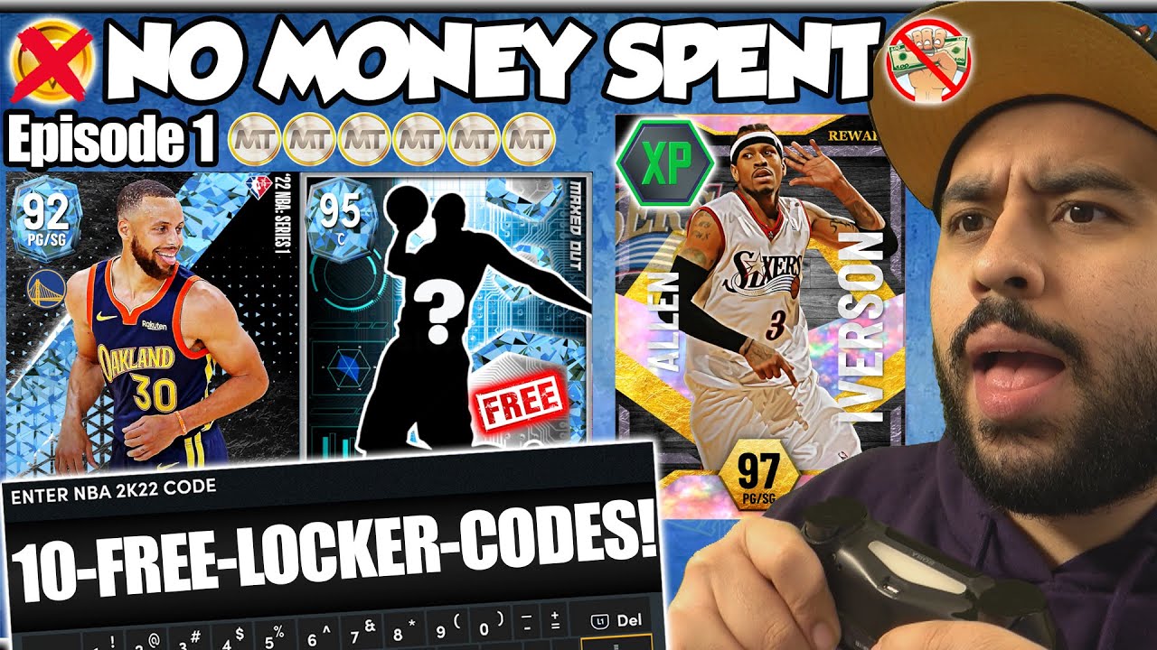 FREE DIAMOND LOCKER CODES AND LUCKIEST 10 FREE LOCKER CODES IN MYTEAM! NBA 2K22 NO MONEY SPENT #1