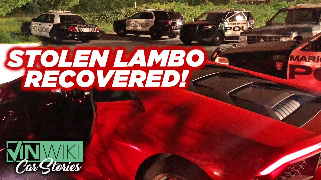 VINwiki нашел еще один угнанной Lambo!