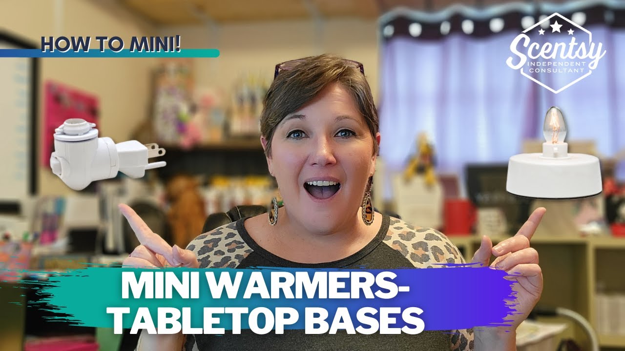 Scentsy Mini Warmers- Tabletop Bases