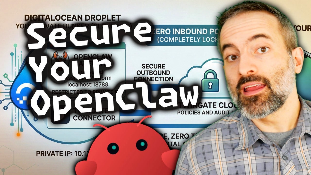 Install and run OpenClaw securely with DigitalOcean and Twingate