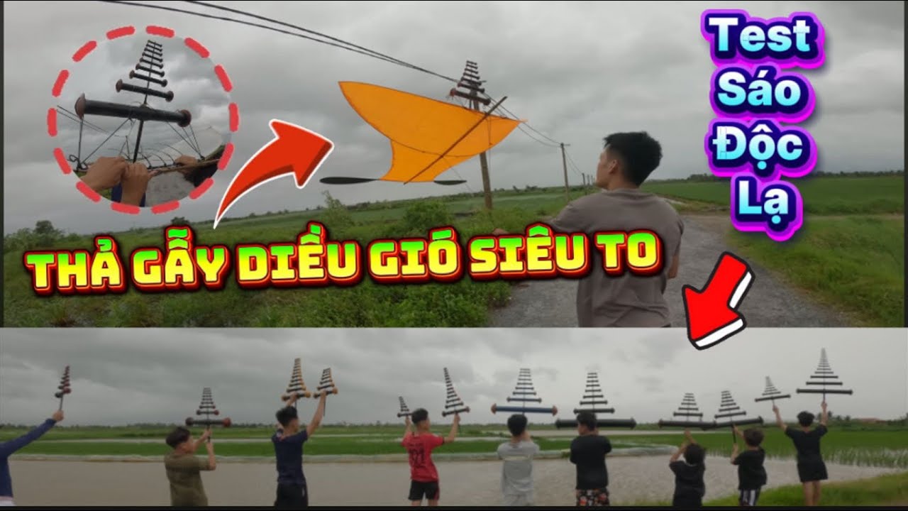 Hoài TV | TEST DIỀU GIÓ SIÊU TO VÀ CÁI KẾT