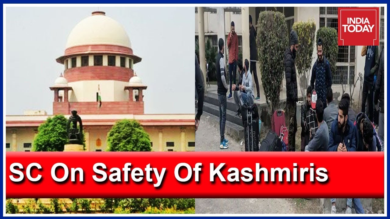 Ensure Safety Of Kashmiri Students : SC Asks Home Ministry And State Govts