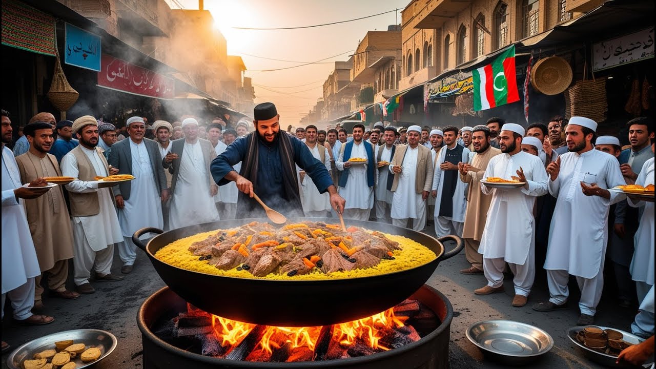 HUGE 150+KG KABULI PULAO RECIPE | UNIQUE AFGHANI PULAO | AFGHANISTAN STREET FOOD | KABULI PULAO
