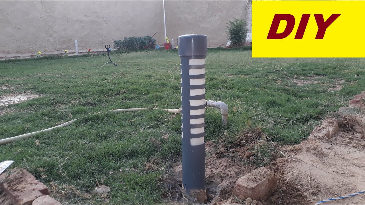 How Make Decoration Lights For Home Garden by PVC Pipes# बगीचे में लगाने के लिए लाइट