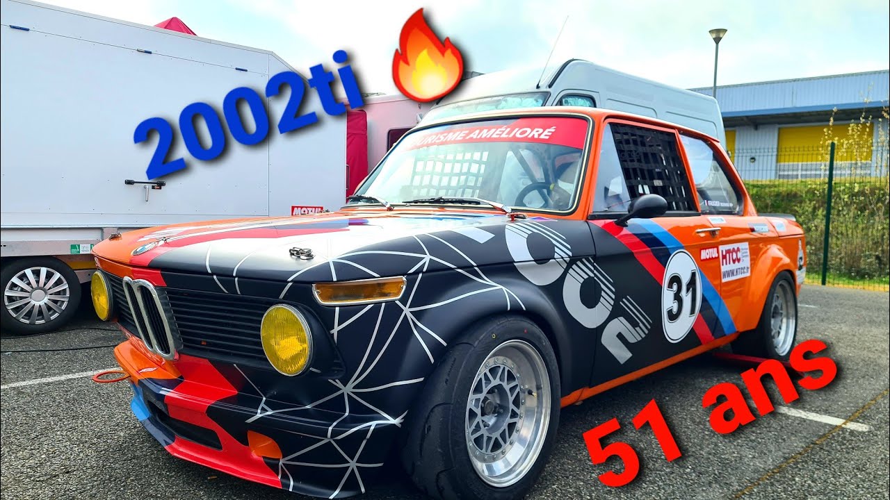 BMW 2002ti 1970 HTCC Essai Nogaro🤩2021