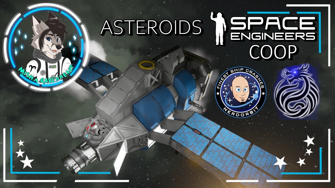 Space Engineers - Asteroids [Ep1] - Angedockt! - Let's Play Coop 🇩🇪​