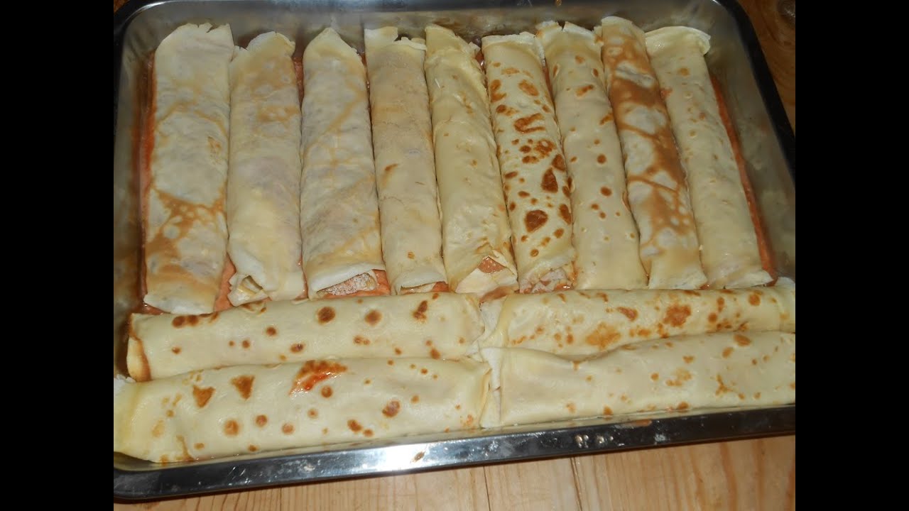 CANNELLONI DI CREPES RAGU' E MOZZARELLA ricetta facile  per il cenone di capodanno