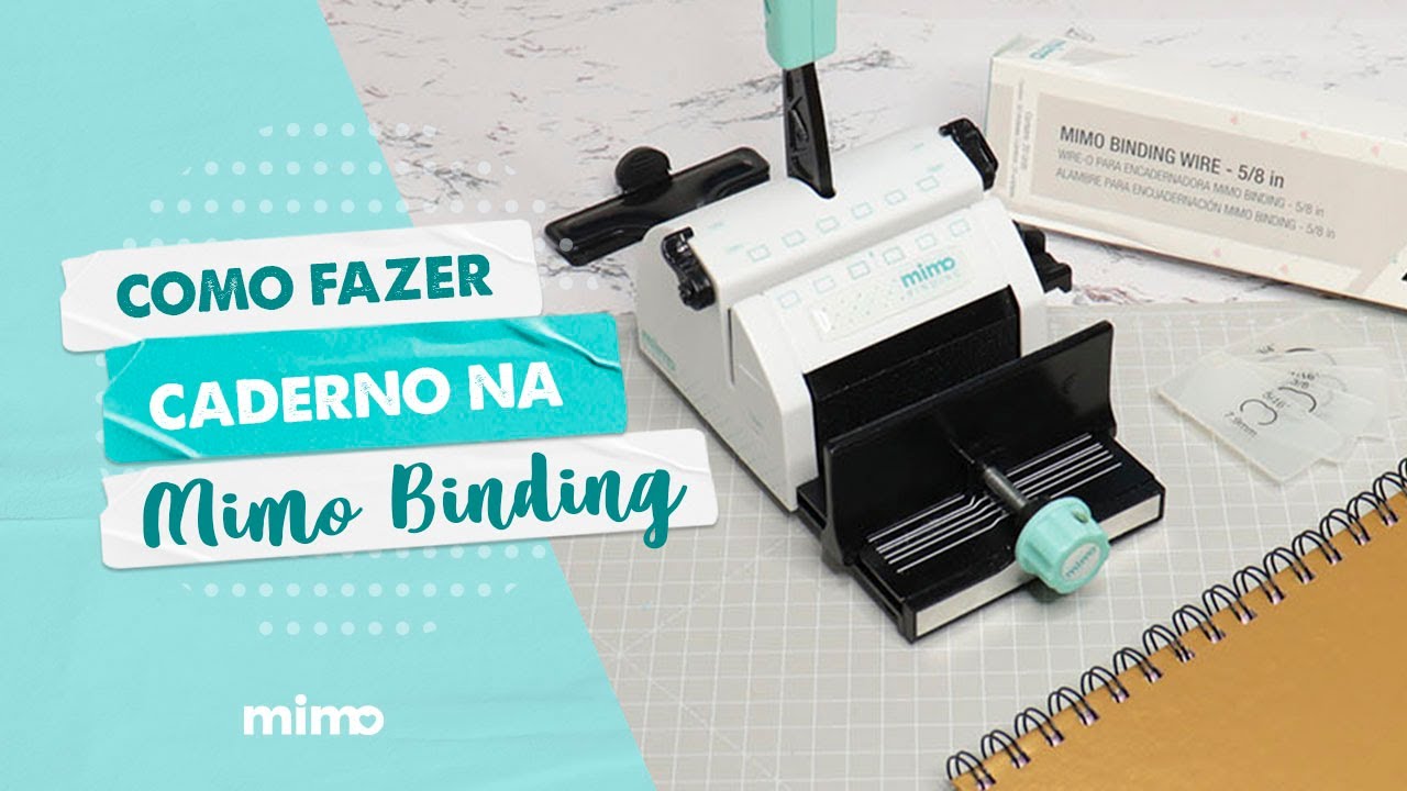 Como Fazer Caderno na Mimo Binding - DIY Rápido e Fácil