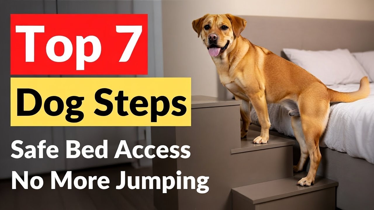 Top 7 Best Dog Steps For High Bed Review (Exclusive) Senior Dog Support 2026