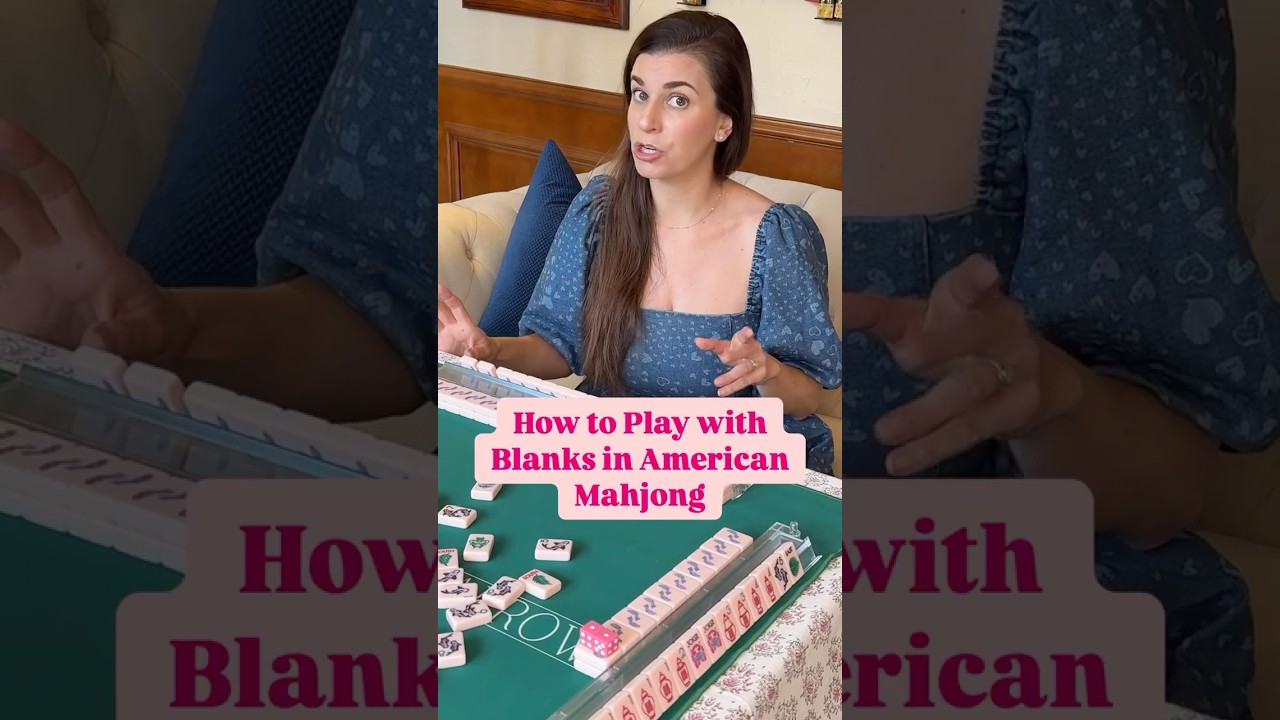 How to Use Blanks in Your Mahjong Gameplay Recover a dead tile in mahjong with blank tiles #mahjong