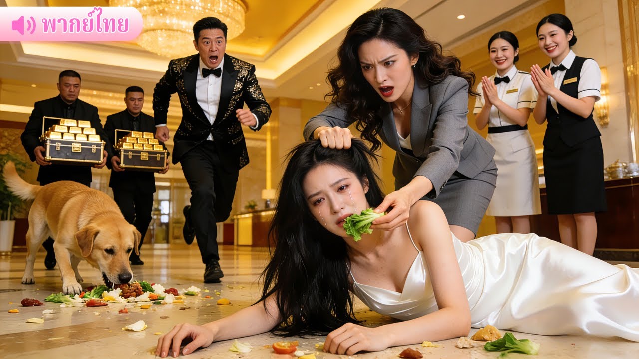 หญิงน่าสงสารถูกหญิงเจ้าเล่ห์บังคับกินข้าวเหลือเดน…พ่อคือเศรษฐีพันล้าน จู่ๆพาบอดี้การ์ด100คนบุกมา!