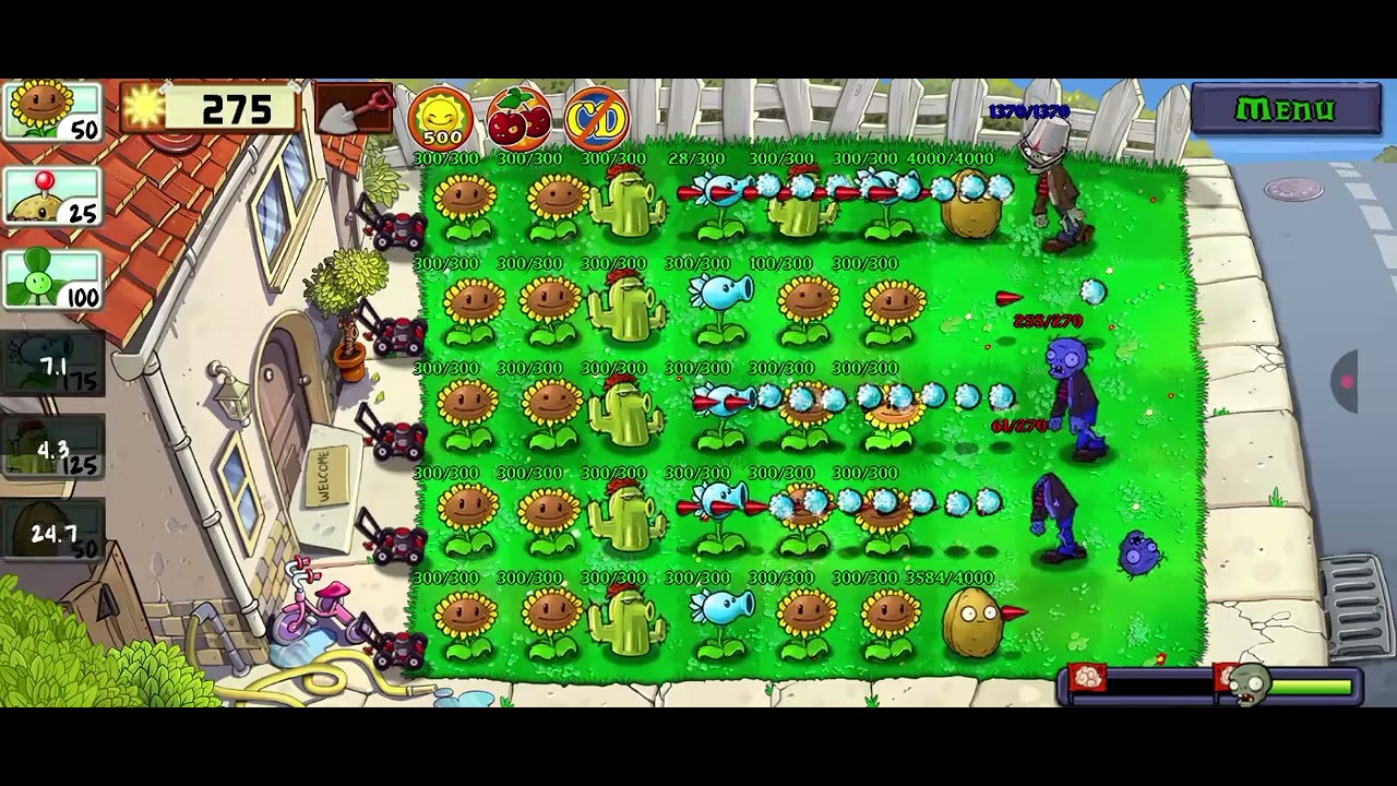 Plants vs Zombies Integrated Ultimate (328) Blow the Projectives