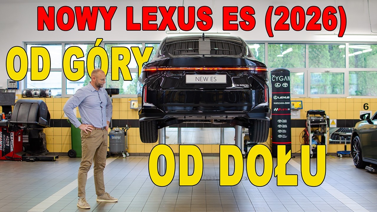 Nowy Lexus ES w szczegółach. Zaglądam również pod auto