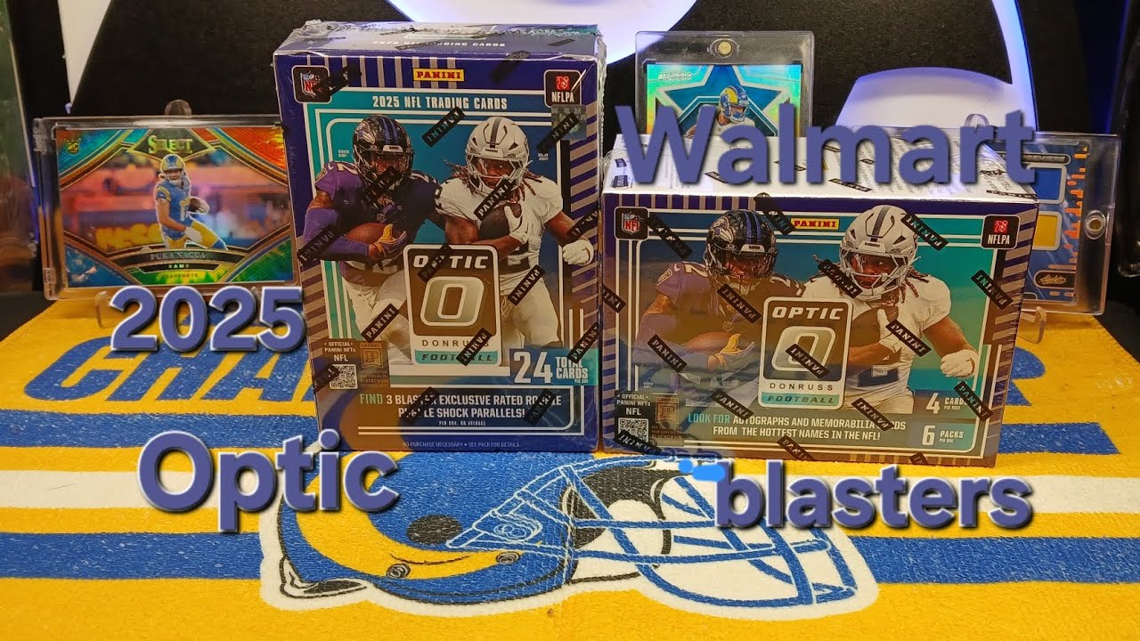 Наборы оптических бластеров Optic Football Blaster Boxes от Walmart на 2025 год. Розничная торгов...