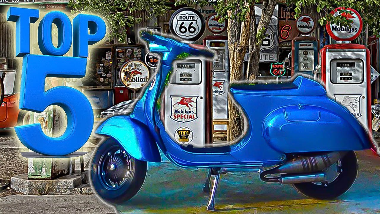 🌟 TOP 5 VESPAS 🌟 Más ESPECTACULARES de YOUTUBE . Vlog 103