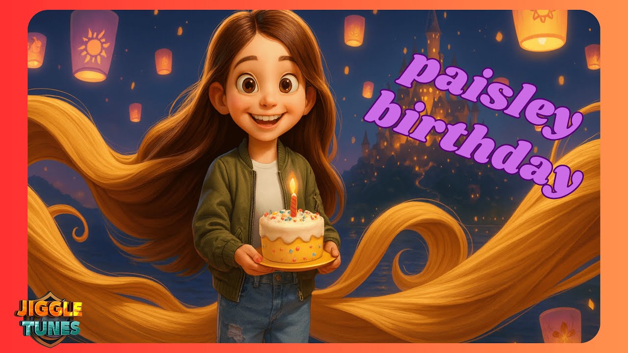 🎂 Happy Birthday Paisley 🎉 | Adorable Toddler Birthday Song by Jiggle Tunes 🎶