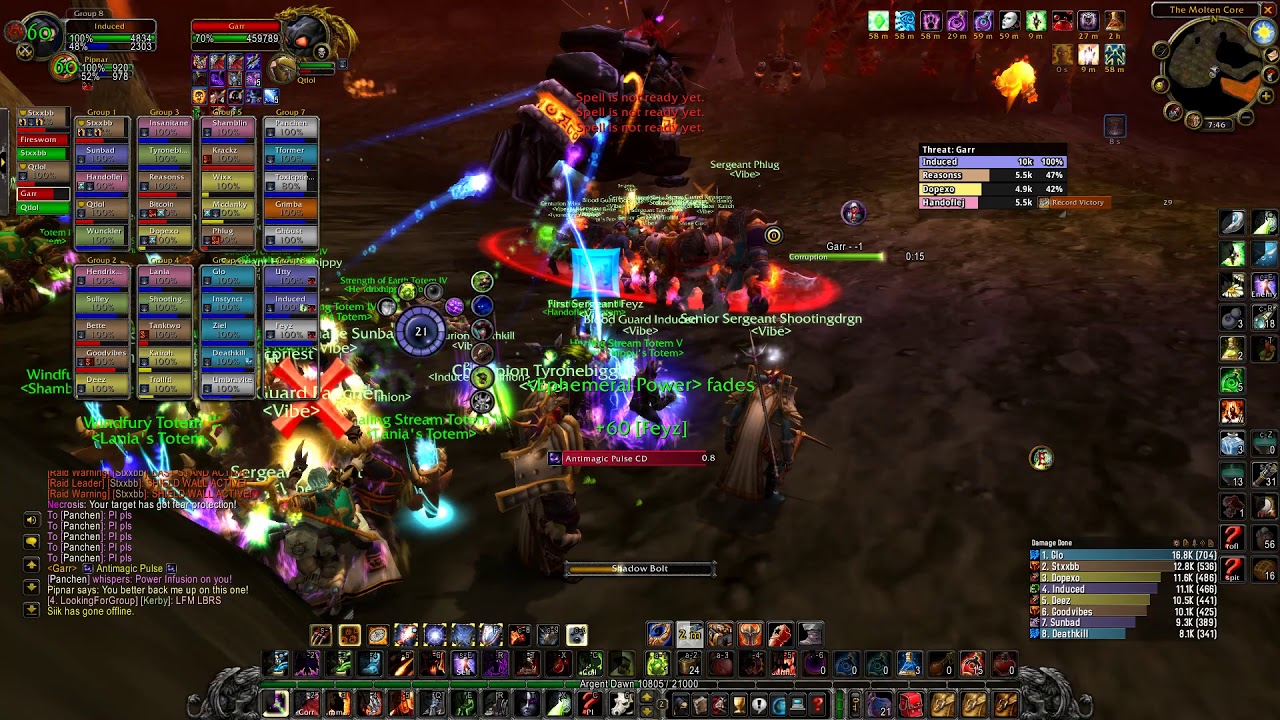 4682 shadowbolt crit, phase 2 wow classic