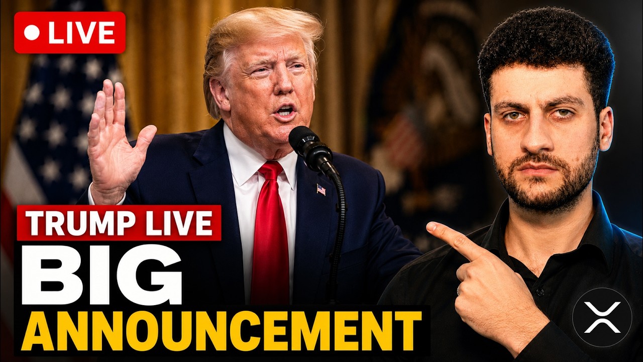 🚨 TRUMP LIVE: &ldquo;Very Big Announcement&rdquo; on Elections & Iran War | Bitcoin, XRP & Stocks React