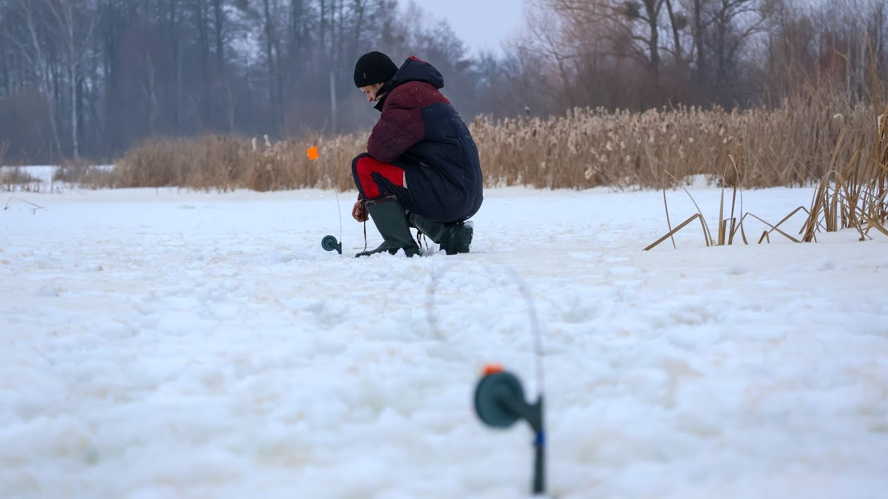 Пішли на Сільський став у Відлигу.Кожні 5 хвилин Покльовка,ноги всередині Мокрі