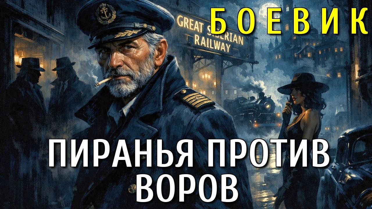 🆓 АУДИОКНИГА ПОЛНОСТЬЮ ✅ ДЕТЕКТИВ: Пиранья против воров | Слушать полную аудиокнигу