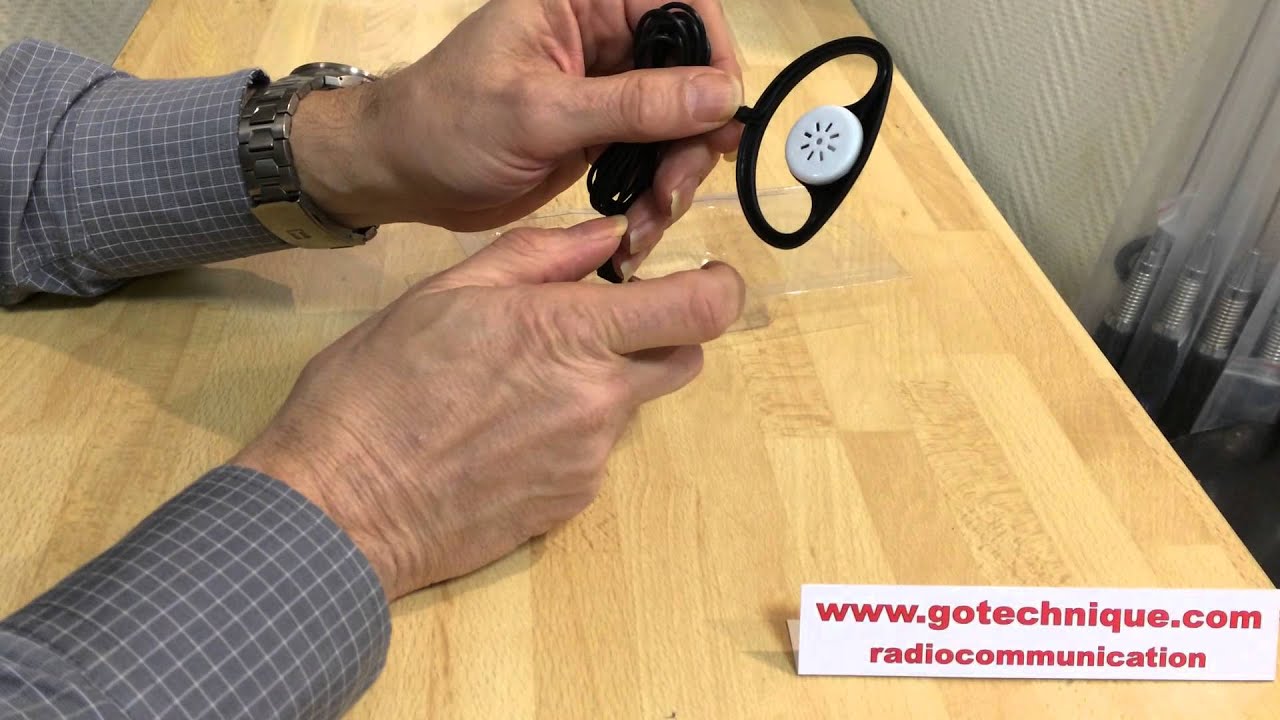 Ecouteur mono EP300 pour talkie walkie presentation Go technique