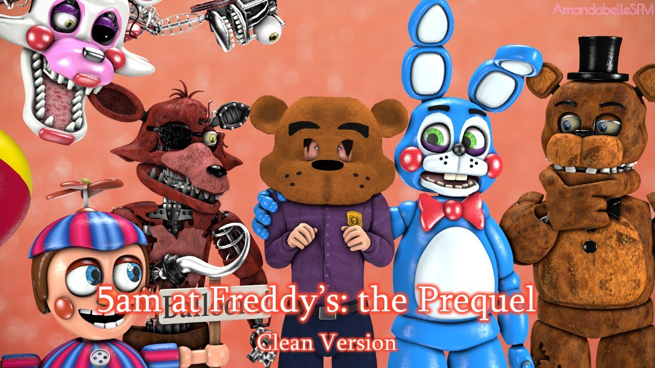 5am at Freddy's: the Prequel (Clean Version) by Piemations | Full FNAF Animation