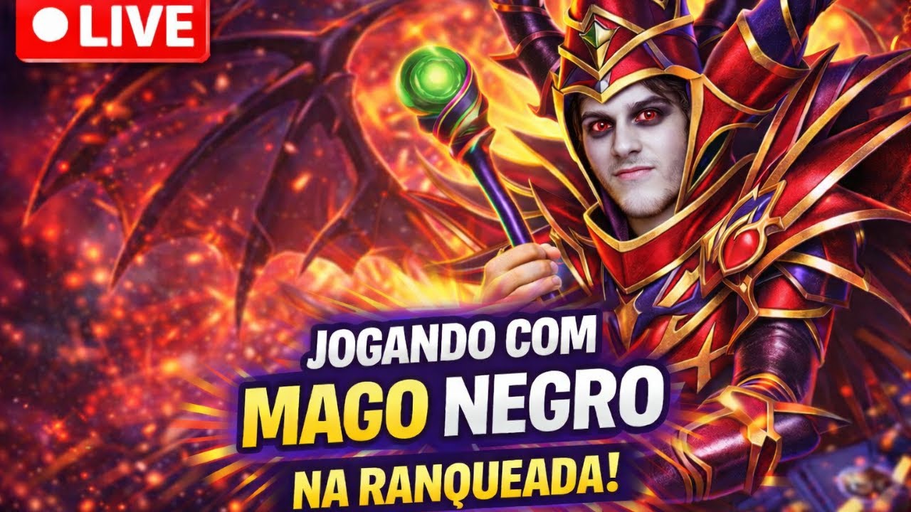 LIVE | DECK DE MAGO NEGRO DO ZERO!