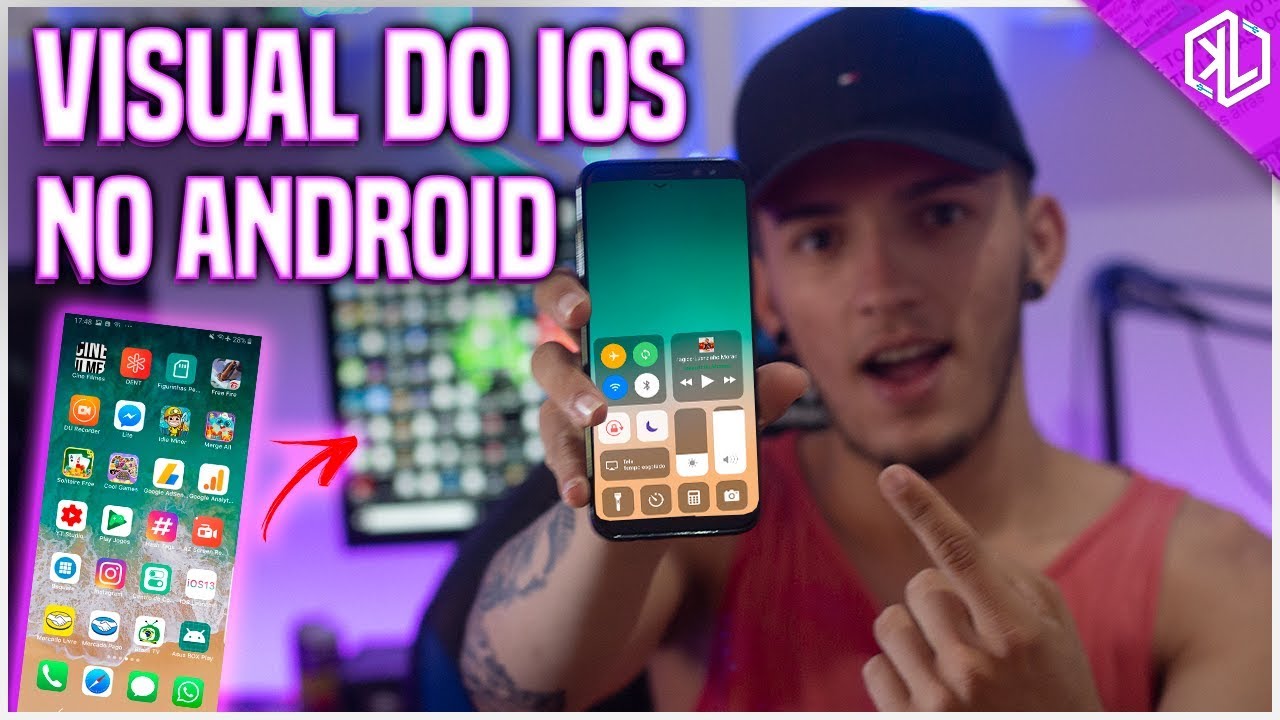 Corre!! COMO DEIXAR SEU ANDROID IGUAL AO IPHONE X (IOS) - COM FUN&Ccedil;&Otilde;ES EXCLUSIVAS