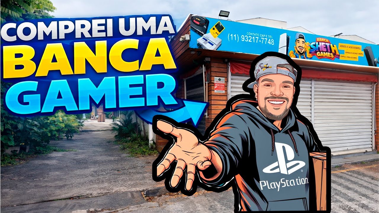 VOU MONTAR MINHA LOJA NUMA BANCA GAMER !!! Part. 1
