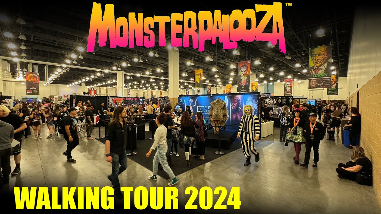 Monsterpalooza 2024 - Show floor - Full Walkthrough - Walking Tour - 4K
