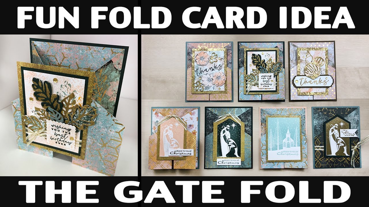 Stamping Jill - Fun Fold Card Ideas Using The Gate Fold Idea