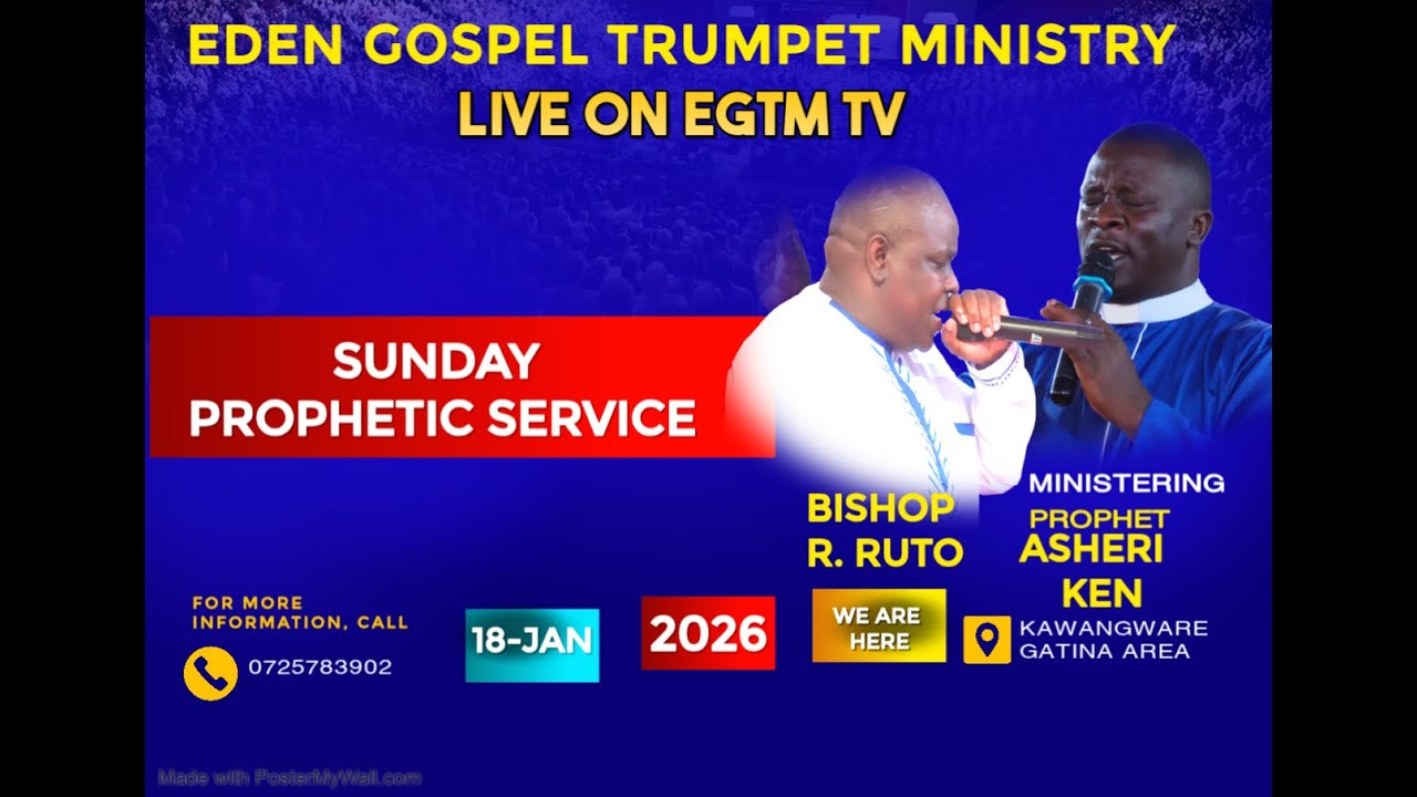 18/1/2026- SUNDAY SERVICE WITH PROPHET ASHERI