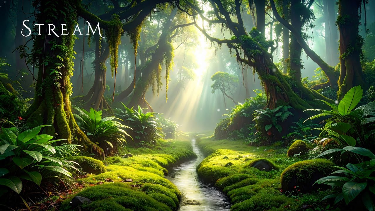 STREAM | Deep Ambient Relaxation Soundscape - Ethereal Meditative Fantasy Relaxing Music with Water