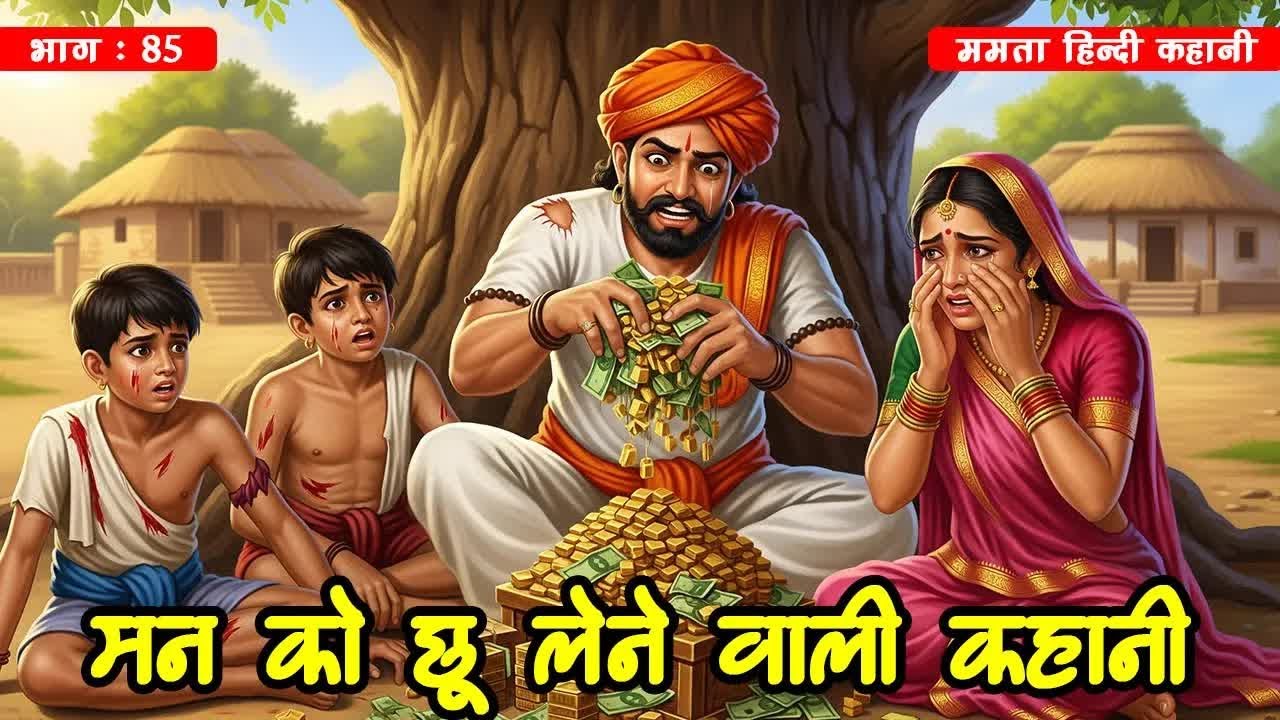 252🔴 कजूस का ख़जाना, Man Ko Chhu Lene Wali 3 Kahaniya, New Hindi Story, Bedtime Story
