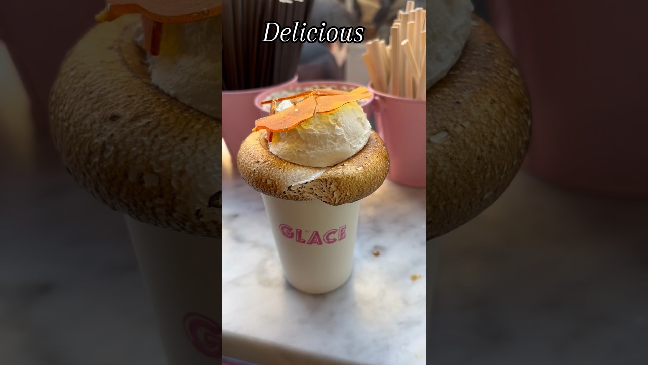 Viral Hot Chocolate | GLACE by NOGLU NY #foodieadventures #hotchocolate #shortsvideo #fypシ
