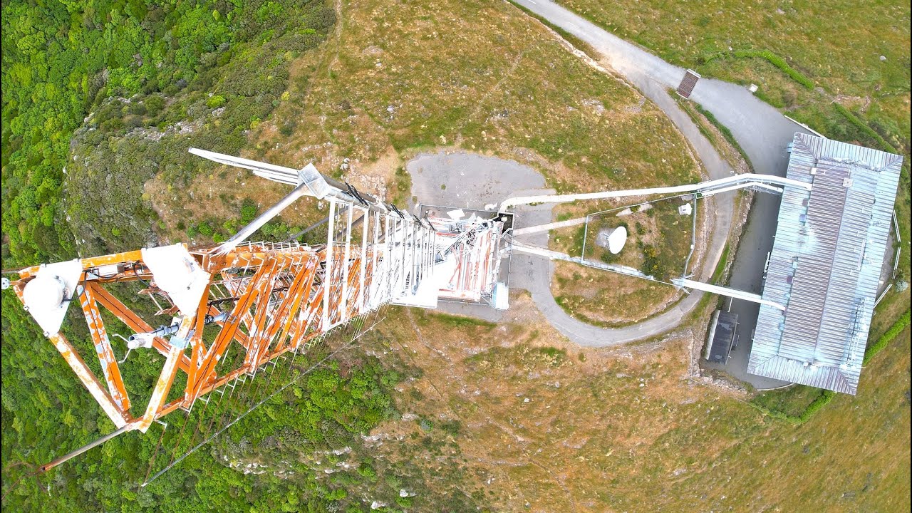 Sugarloaf and TV Tower by Drone - Christchurch NZ
