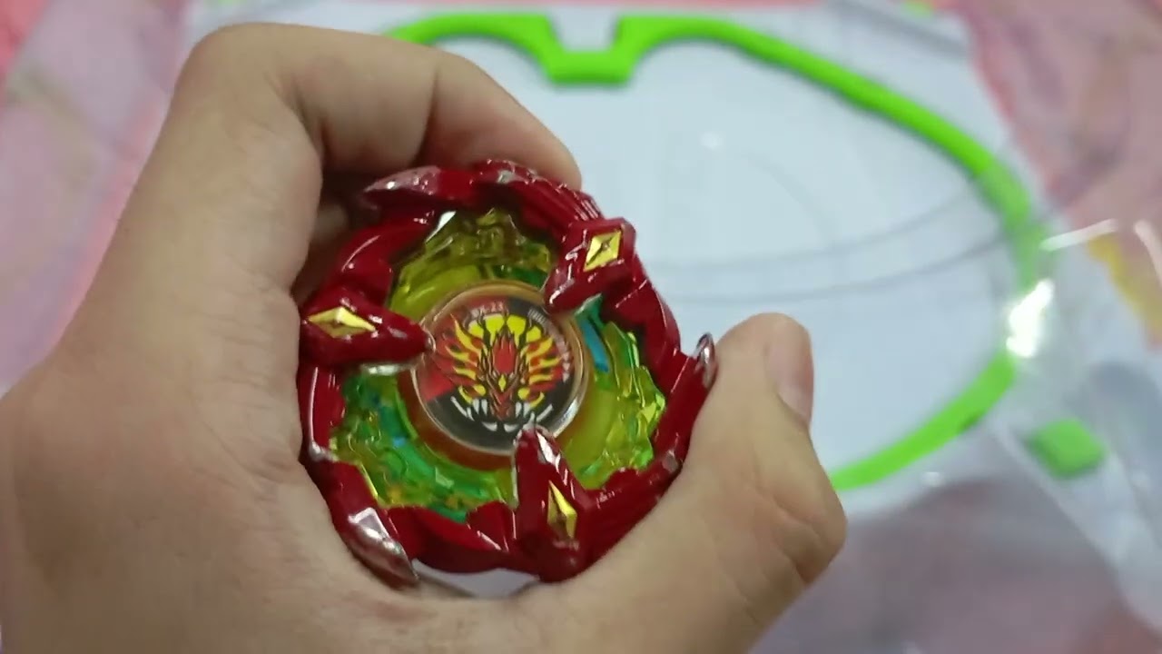beyblade x ไก่แดง1-60บอลvsอัศวินเขียว4-(60/80)1/2