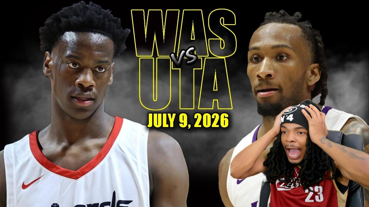 №1 против №2!! Wizards против Jazz, Летняя лига НБА, 9 июня 2026 г. (реакция)