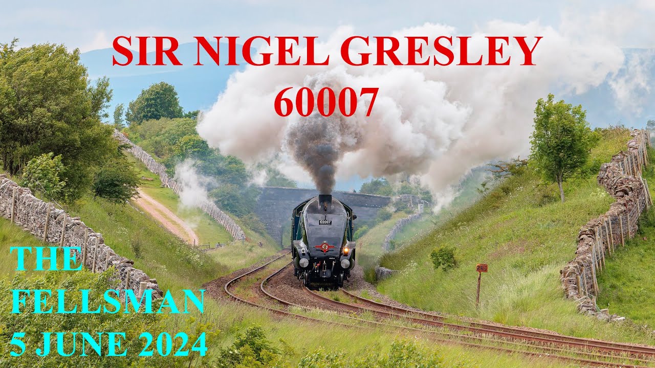 Sir Nigel Gresley on the Settle and Carlisle, 60007 on The Fellsman, Wednesday 5 June 2024