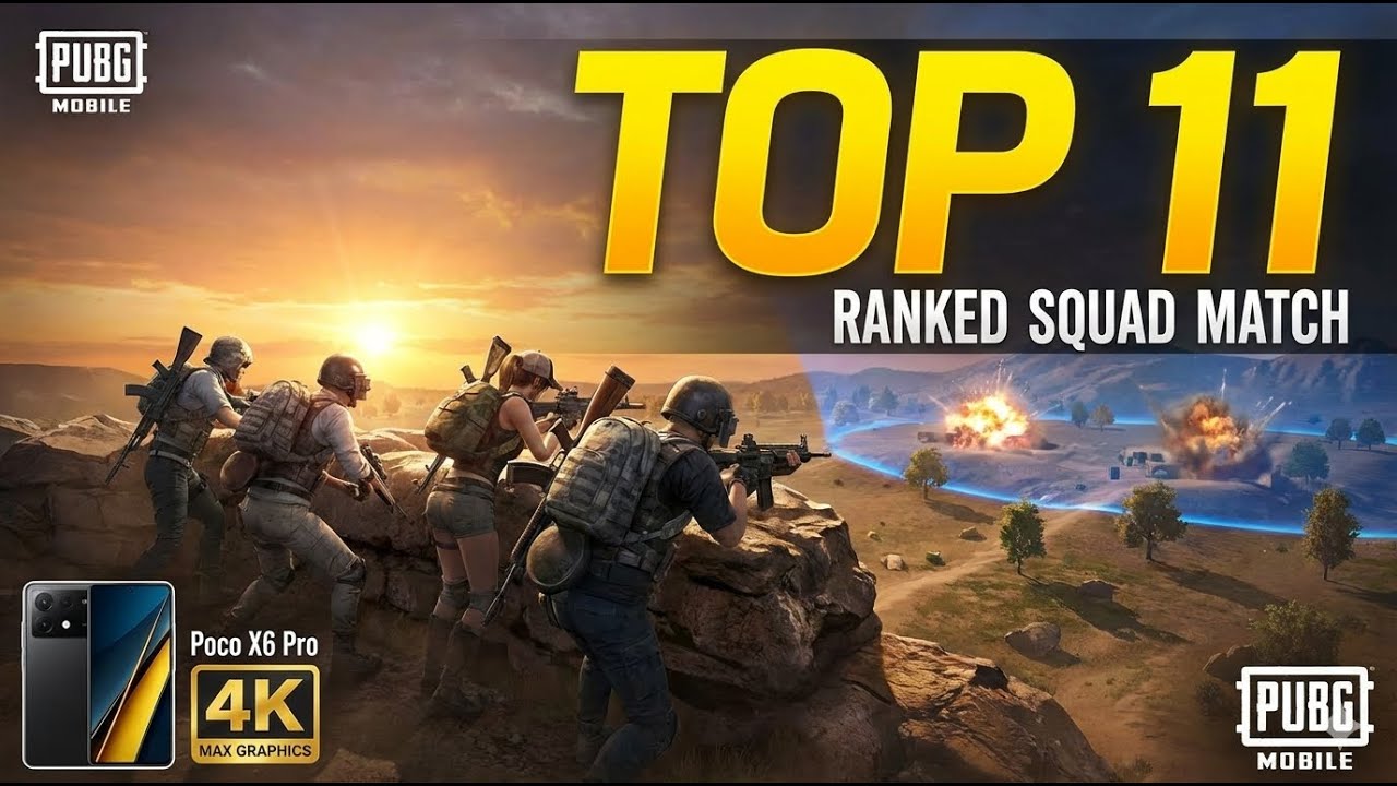 PUBG Mobile - Survived To Top 11 Against 100 Players!