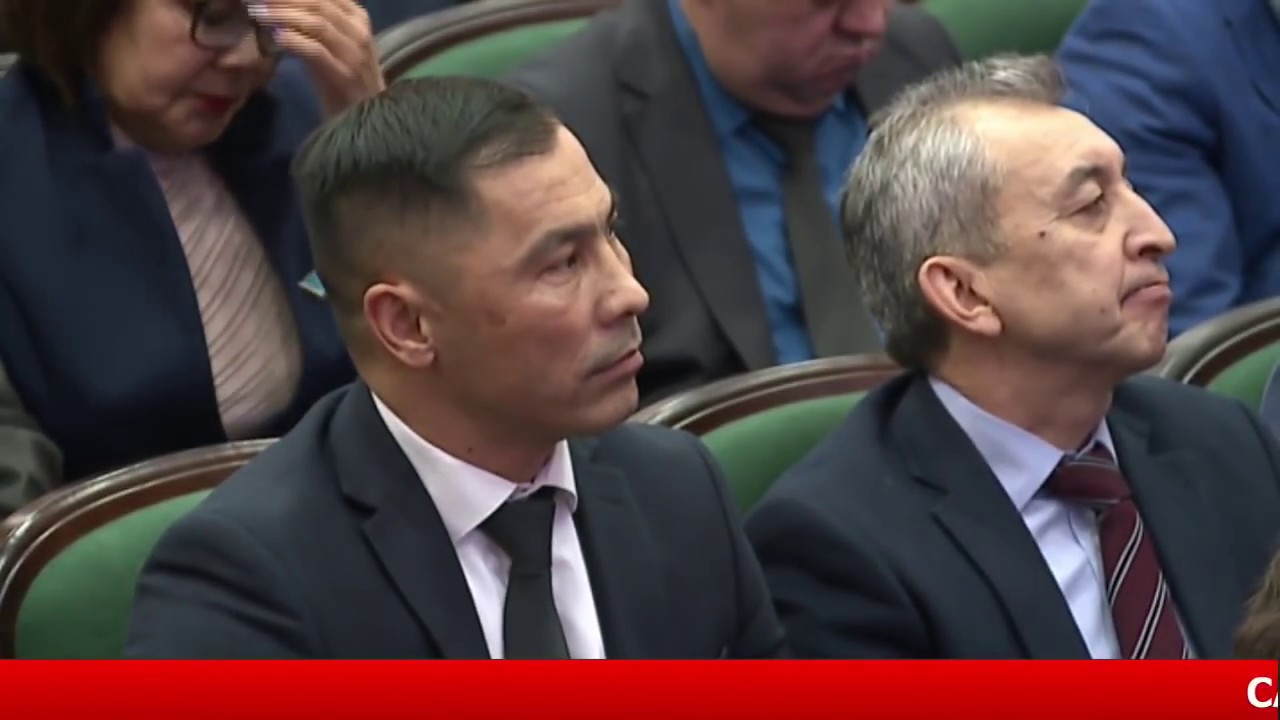 Отчетная встреча акима Узункольского района Костанайской области Абишева К.Т. с населением.